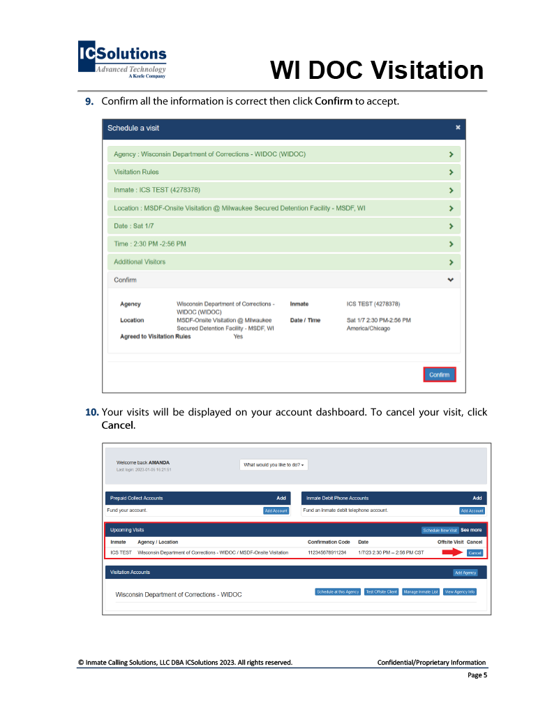 Schedule In-Person 5